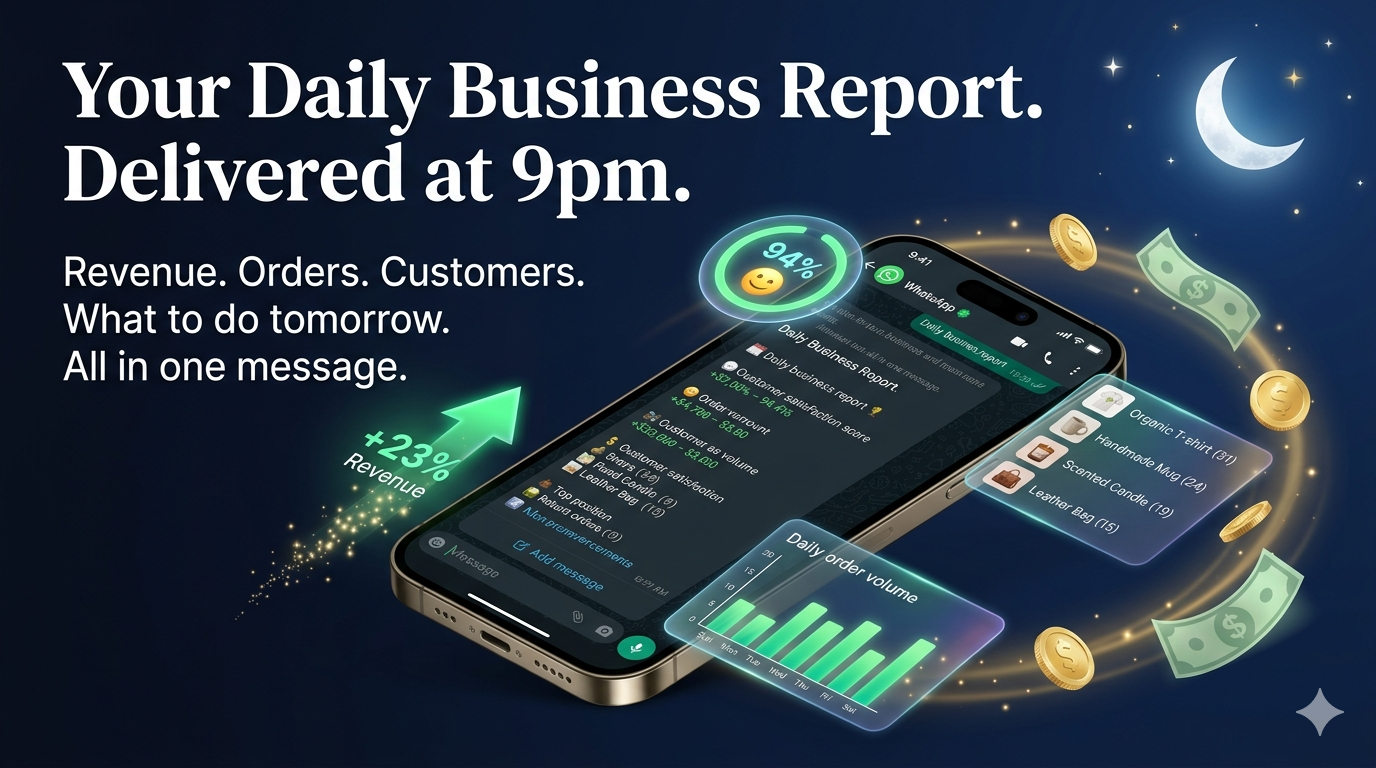 Daily Report at 9pm